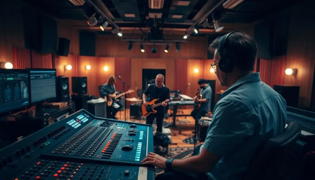 bastidores da música